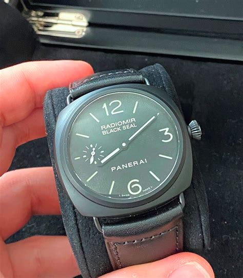 panerai black seal ceramic movement|radiomir Panerai watch price.